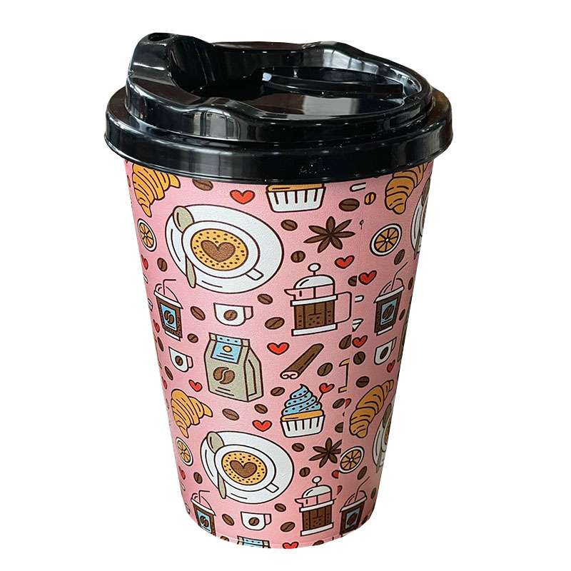 ماگ سفری مدل coffe کد 03 گنجایش 0.5 لیتر