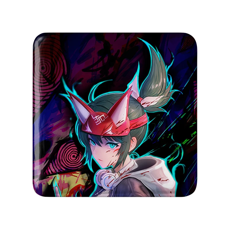 پیکسل خندالو طرح بازی اورواچ (Overwatch) مدل مربعی کد 31599