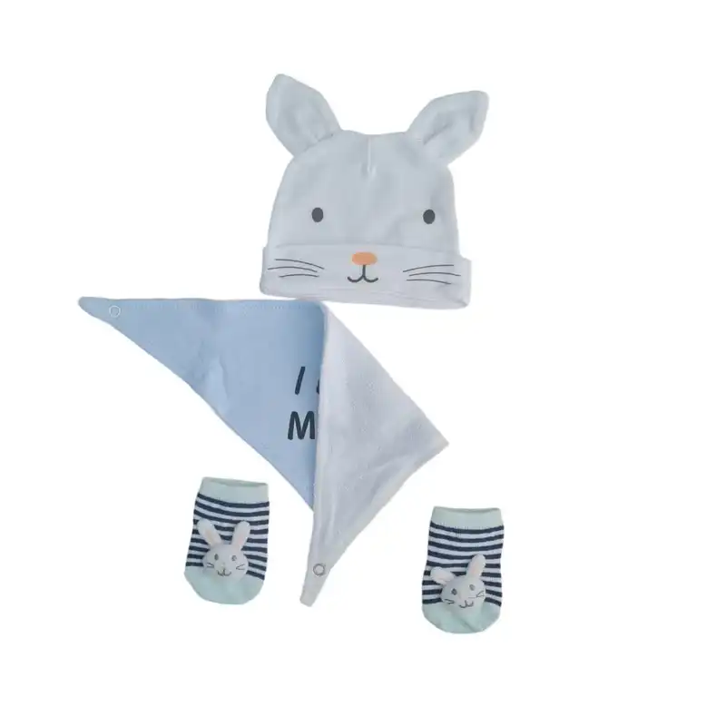 ست 3 تکه لباس نوزادی مدل خرگوشی