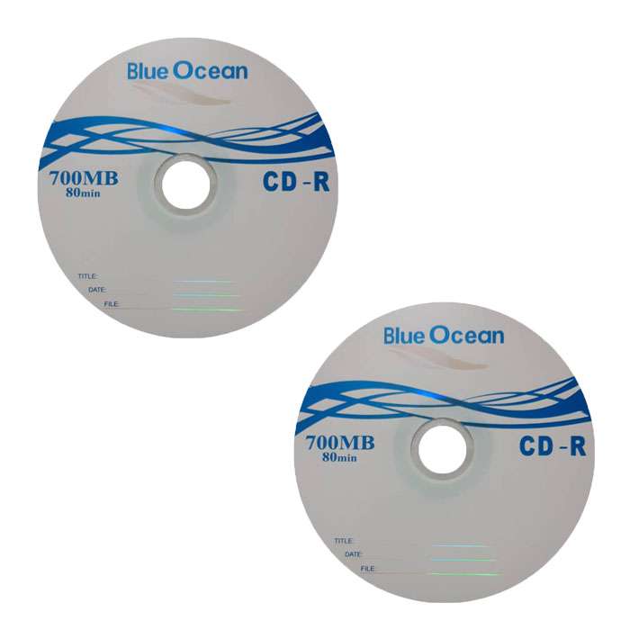 سی دی خام مدل Blue Ocean بسته دو عددی