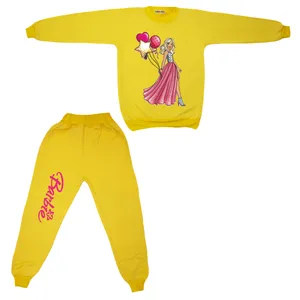 ست سویشرت و شلوار دخترانه مدل سیندرلا
