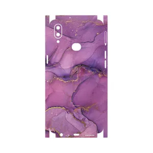 MAHOOT Purple Marble-FullSkin Cover Sticker for Samsung Galaxy A10s
