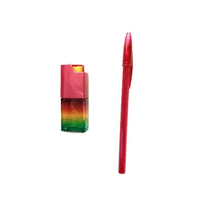 عطر جیبی بیک کد 01 حجم 7.5 میلی لیتر به همراه خودکار