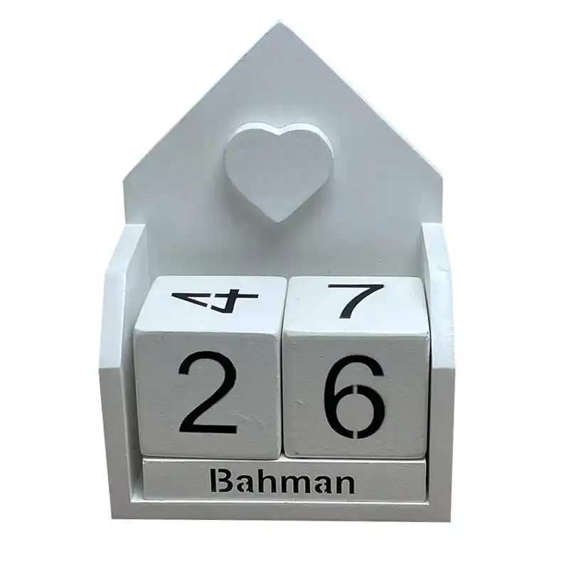 تقویم رومیزی مدل کلبه کد 02