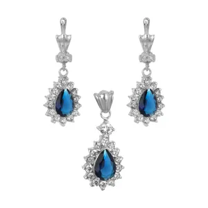 نیم ست نقره زنانه مدل افسون