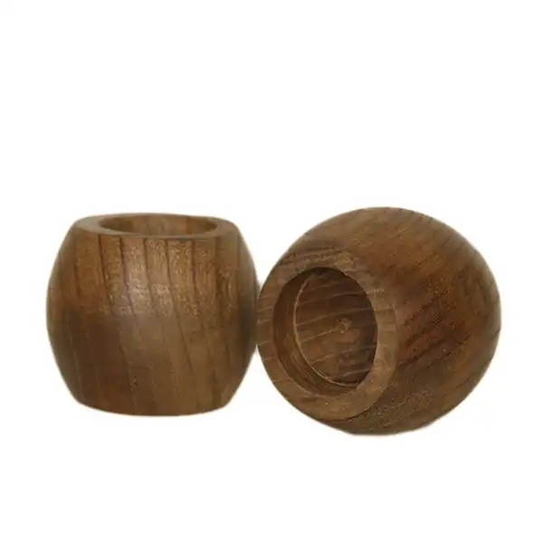 شمعدان چوبی مدل F5 مجموعه دو عددی