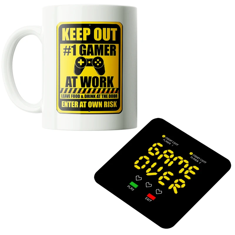 ماگ پاد آفرین مدل گیم دسته بازی گیمینگ گیمر کد PZ393 به همراه زیرلیوانی