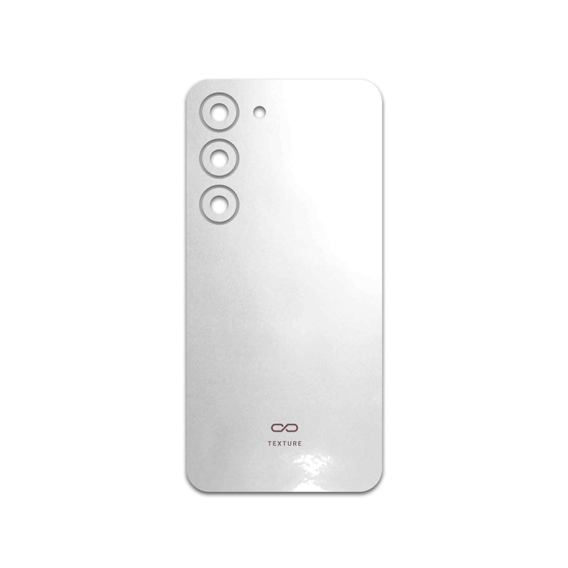 برچسب پوششی ماهوت مدل Metallic-White مناسب برای گوشی موبایل سامسونگ Galaxy S23