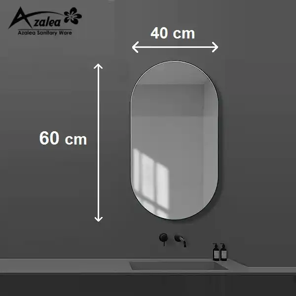 ست کابینت روشویی آزالیا مدل ellipse12 به همراه آینه و شلف