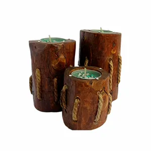 جا شمعی مدل گرد کد s310 مجموعه 3 عددی