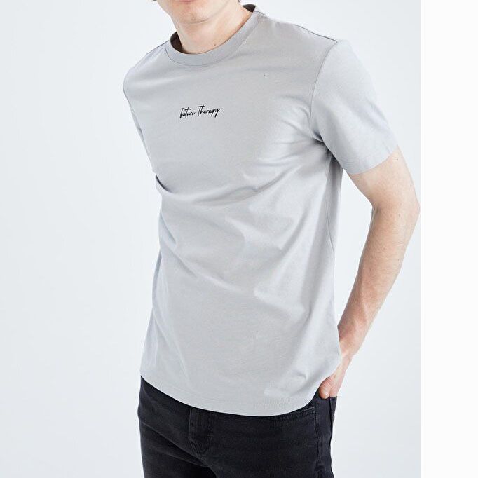 تی شرت آستین کوتاه مردانه دفکتو مدل X3932AZ -  - 9