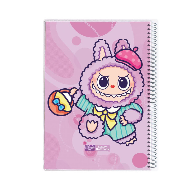 دفتر مشق ۵۰ برگ دایان طرح لبوبو کد ۶۶۹۴۲ بسته ۴ عددی