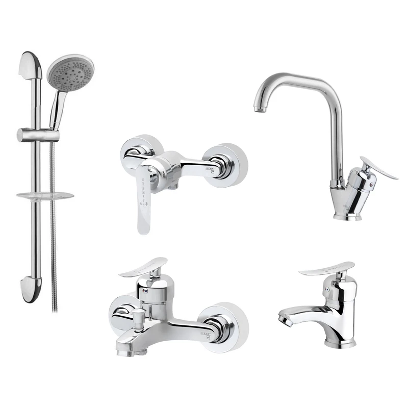 ست شیرآلات حکمت نشان مدل چکاوک CH2 مجموعه 5 عددی