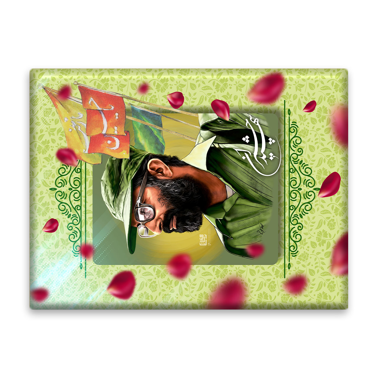 کاشی اطلس آبی  طرح شهید چمران   مدل T5409