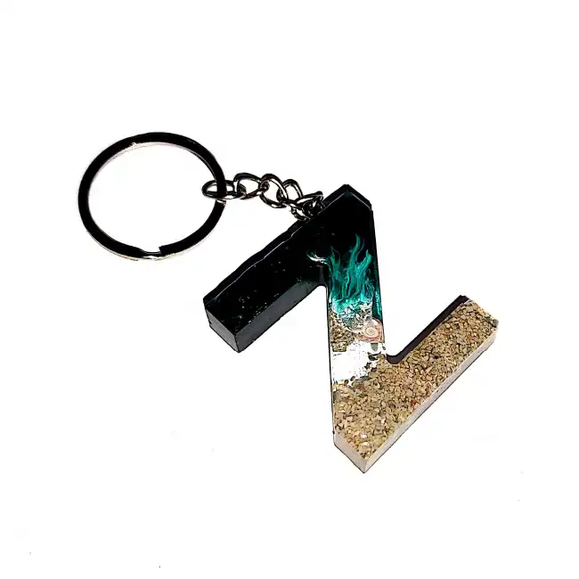 جاکلیدی رزینی طرح دریا مدل حرف Z