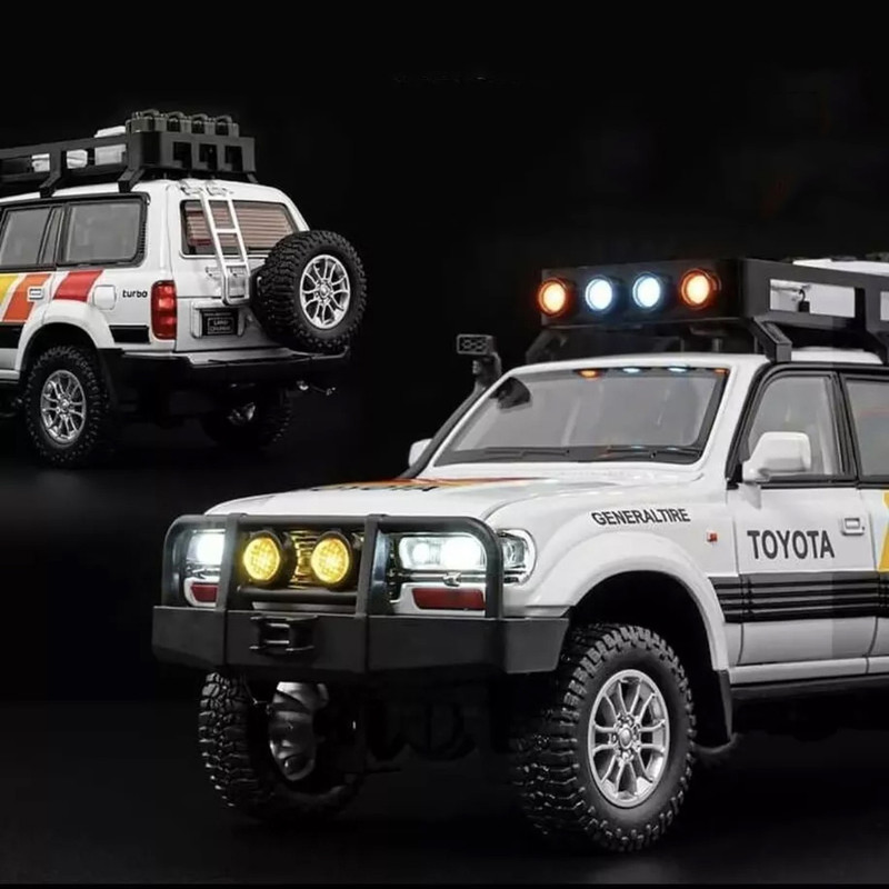 ماکت ماشین چه ژی مدل تویوتا لندکروزر Toyota Land Cruiser LC80 کد W100