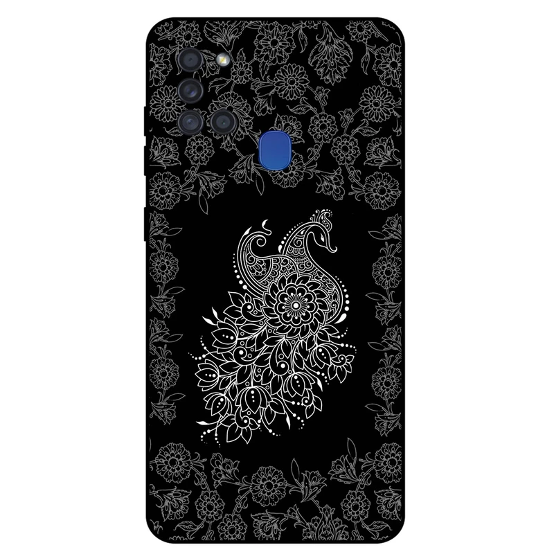 کاور مگافون طرح ققنوس مدل 7425 مناسب برای گوشی موبایل سامسونگ Galaxy A21 S