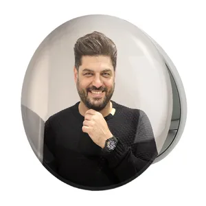 آینه جیبی خندالو طرح سام درخشانی مدل تاشو کد 6331 