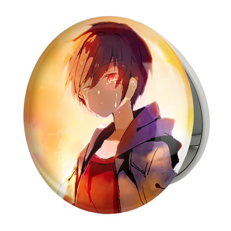 آینه جیبی خندالو طرح یو انیمه شارلوت مدل تاشو کد 32107