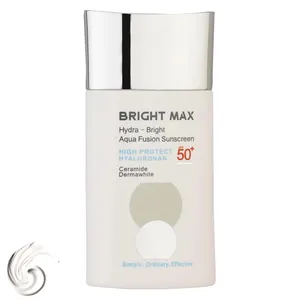فلوئید ضدآفتاب بی‌رنگ برایت مکس SPF50 مدل هیدرابرایت ‌مناسب انواع پوست، حجم 50 میلی‌لیتر