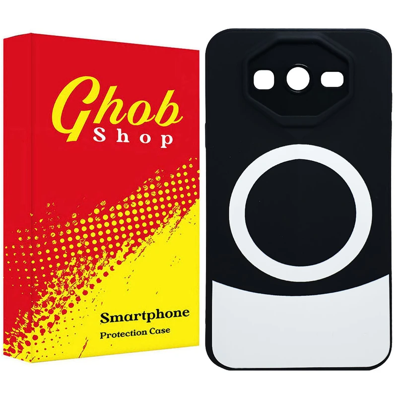 کاور قاب شاپ مدل مگ سیف طرح دو رنگ مناسب برای گوشی موبایل سامسونگ Galaxy J7 2015