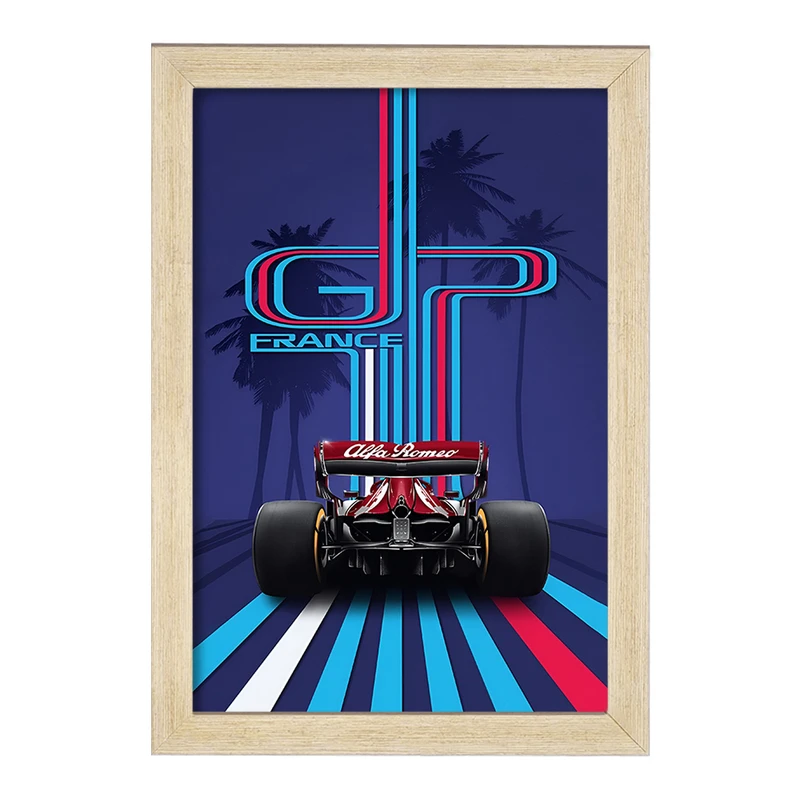 تابلو خندالو مدل ماشین مسابقه ای کد F4957