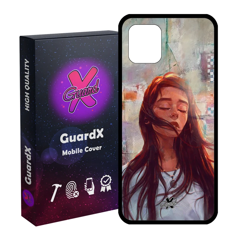 کاور گارد ایکس طرح Girl مدل Glass10056 مناسب برای گوشی موبایل سامسونگ Galaxy Note 10 Lite