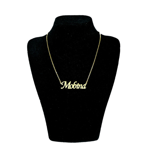 گردنبند زنانه آی جواهر مدل مبینا کد M1063