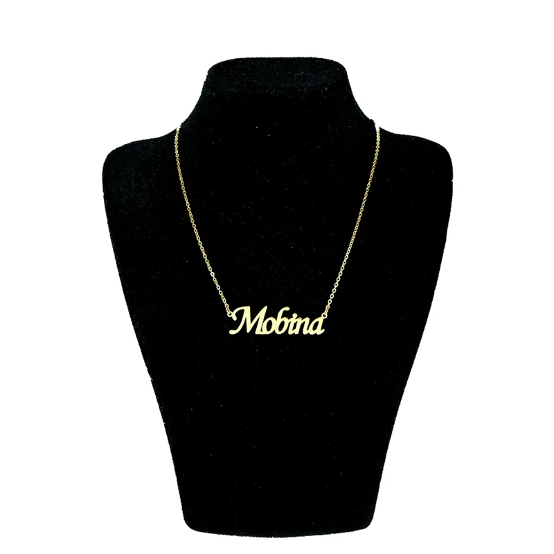 گردنبند زنانه آی جواهر مدل مبینا کد M1063