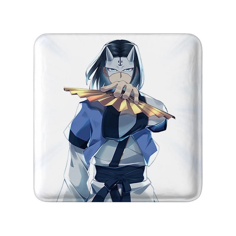 مگنت خندالو طرح بازی Utawarerumono مدل مربعی کد 35374