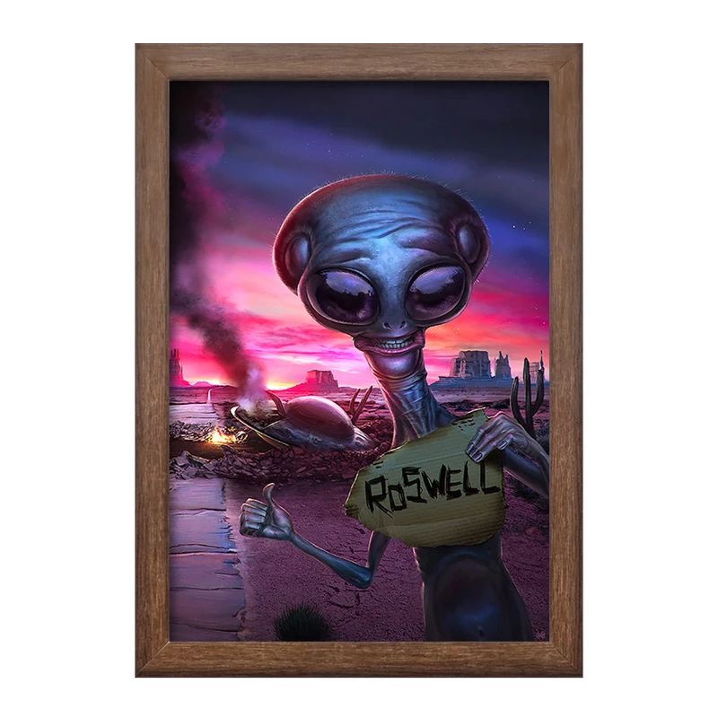 تابلو خندالو طرح آدم فضایی کد F184