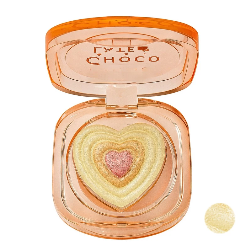 هایلایتر کوین اند کوکو مدل قلبی شماره 01 رنگ طلایی