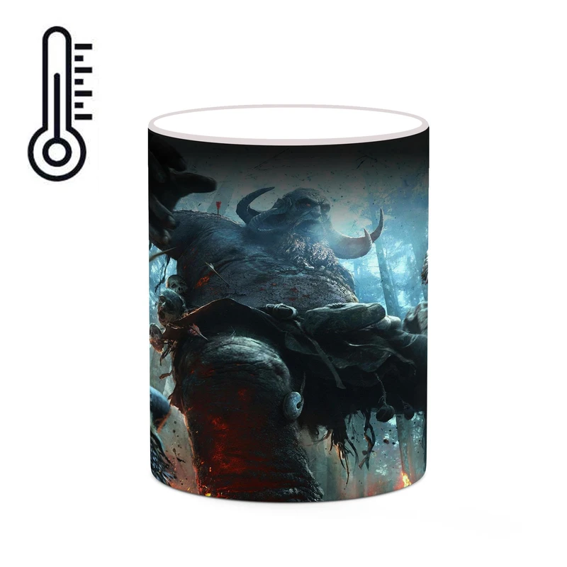 ماگ حرارتی کاکتی طرح گاد آف وار God Of War مدل mgh40970