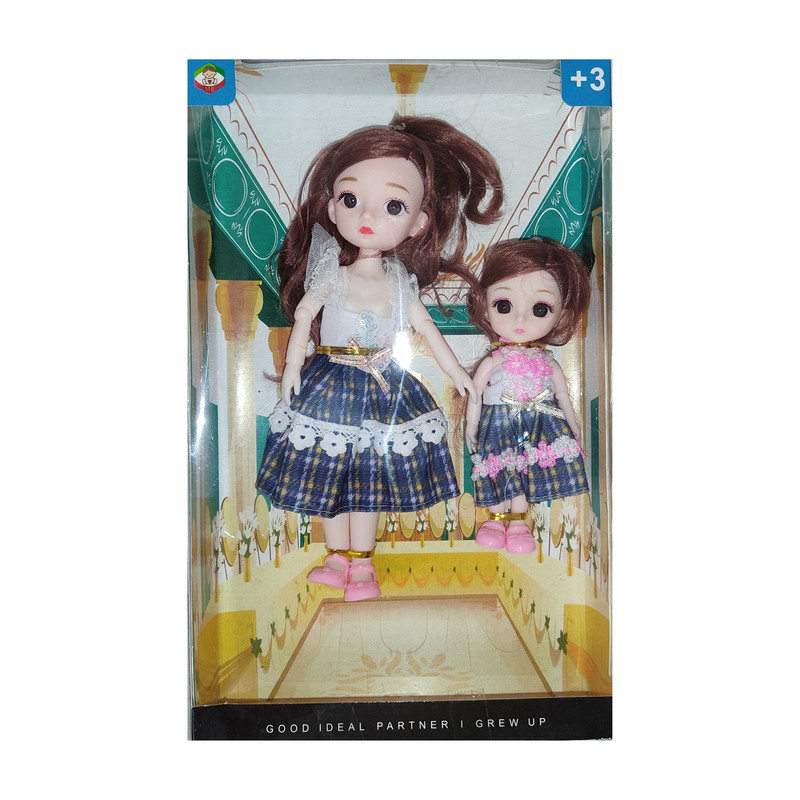 عروسک مدل مفصلی مادر و دختر مجموعه دو عددی