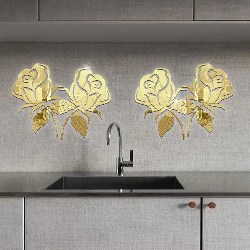 آینه مدل گل کد r001