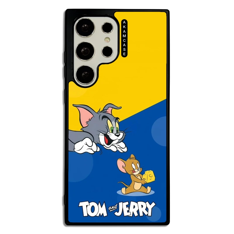 کاور آکام مدل AMC-WSGS23U-TOM & JERRY15 مناسب برای گوشی موبایل سامسونگ Galaxy S23 Ultra