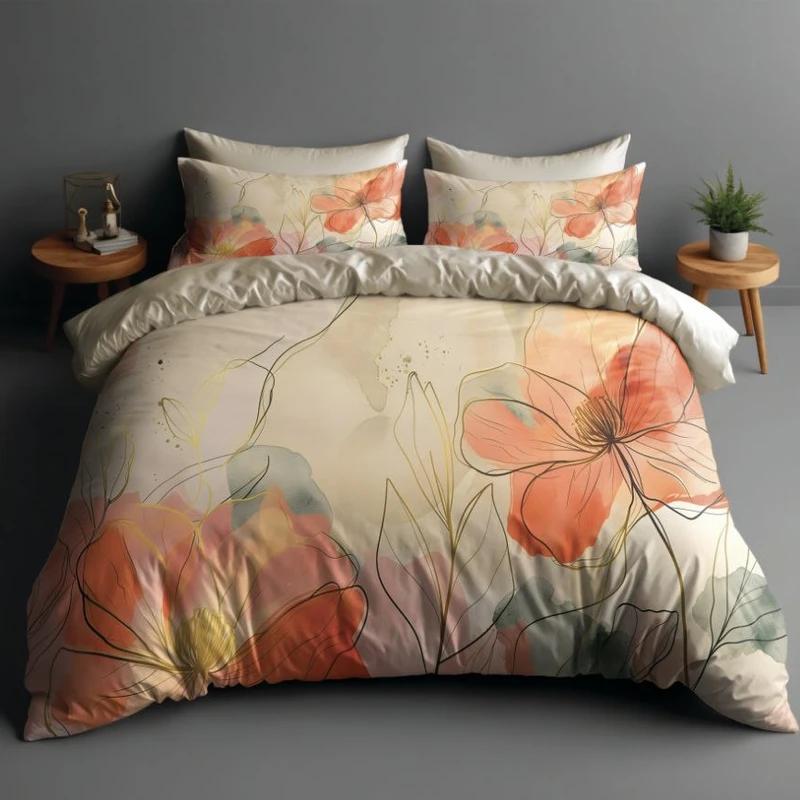 سرویس روتختی 2 نفر 6 تکه مدل D2519