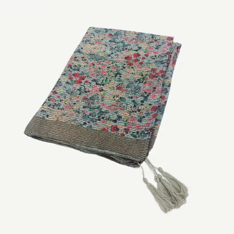 شال زنانه مدل شکوفه های بهاری