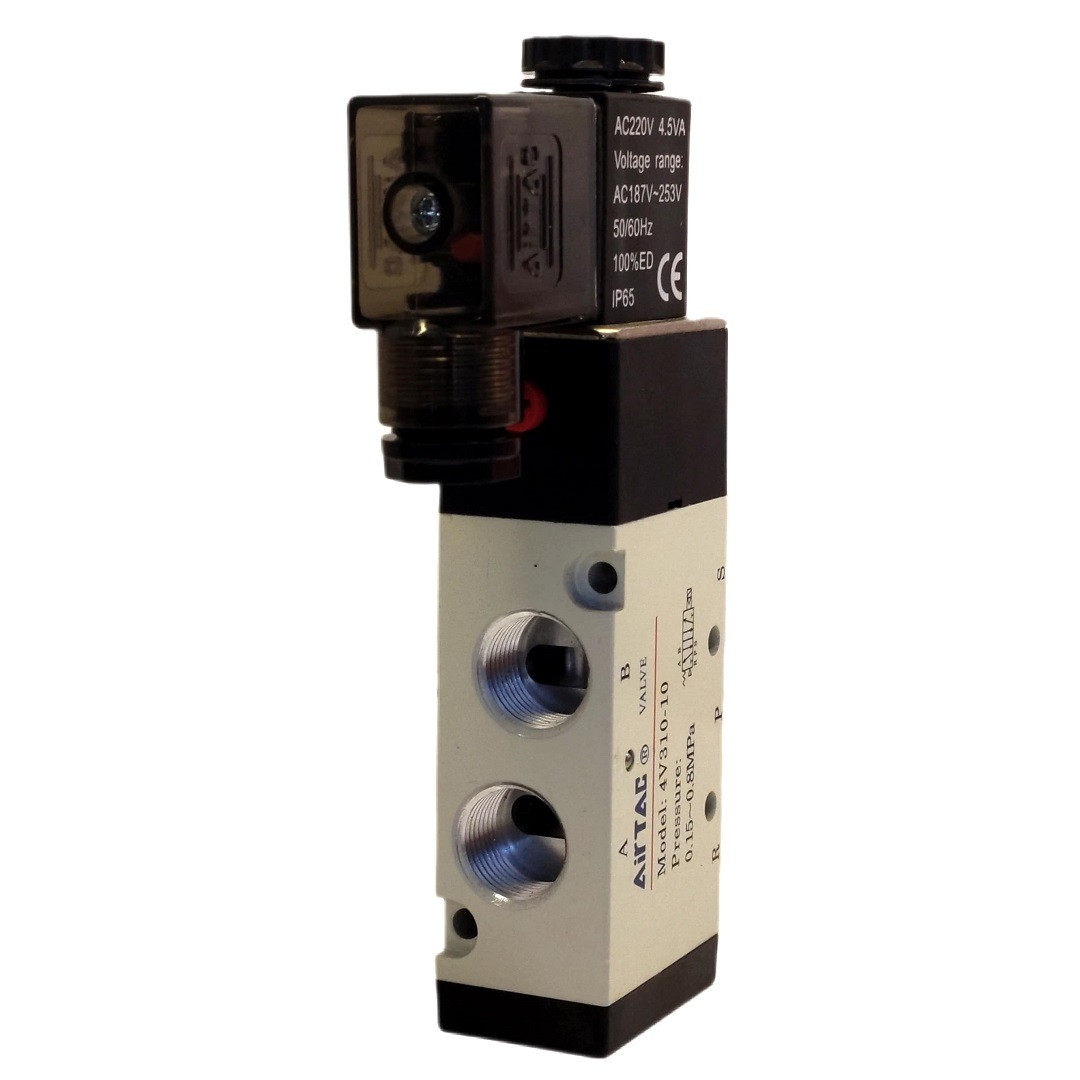 شیر برقی پنوماتیک ایرتک مدل 4V310-10-220V