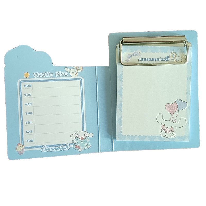 تخته شاسی مدل چک لیست طرح کرومی سایز A6 به همراه کاغذ یادداشت