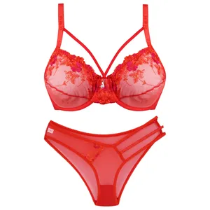 ست شورت و سوتین زنانه پانیذ مدل 9019 رنگ قرمز