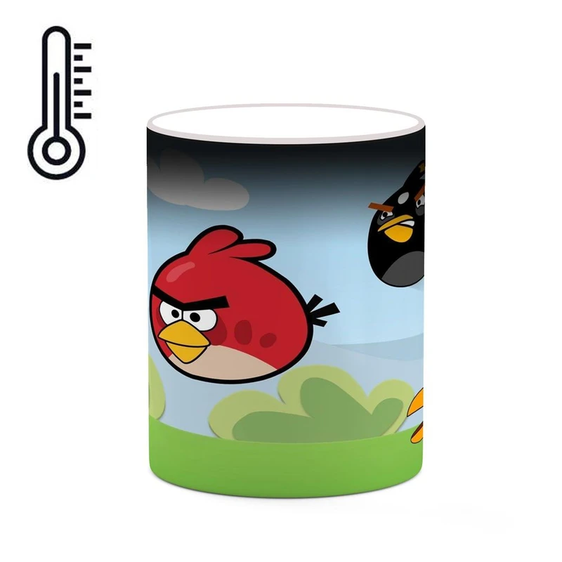 ماگ حرارتی کاکتی مدل بازی پرندگان خشمگین Angry Birds کد mgh27467