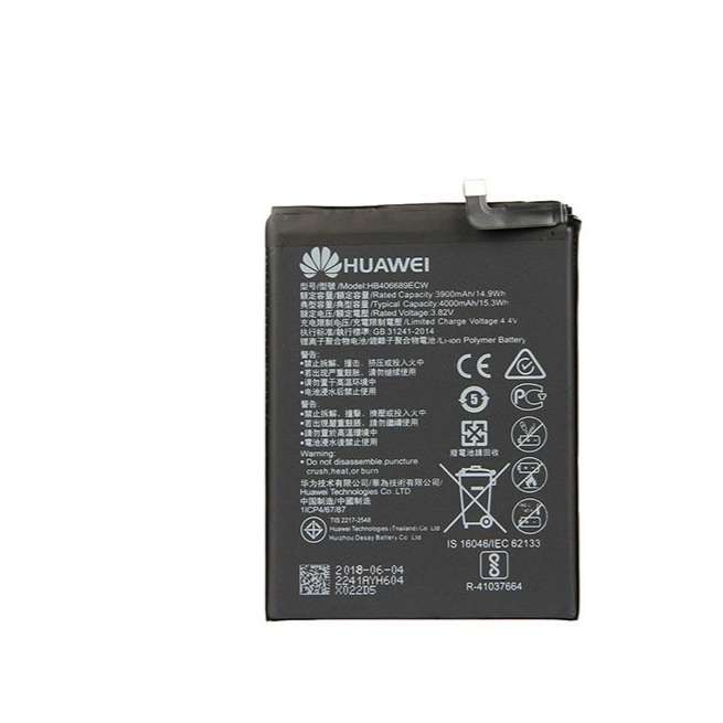 باتری موبایل هوآوی مدل HB4060689 ظرفیت 3900 میلی آمپر ساعت مناسب برای گوشی موبایل هوآوی Y9 2018/Y9 2019/Y7 prime/Honor 8C/Mate 9