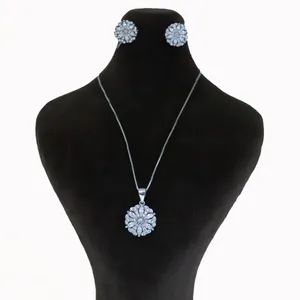 نیم ست نقره زنانه مدل 12