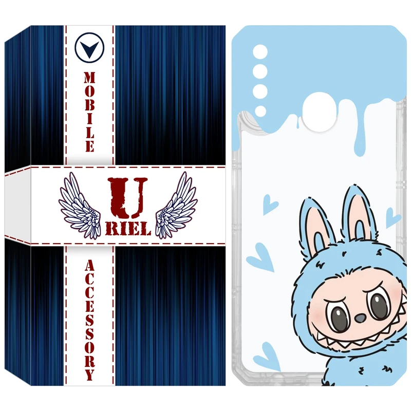 کاور یوریل مدل Clear کد 131 طرح لبوبو مناسب برای گوشی موبایل سامسونگ Galaxy A20s