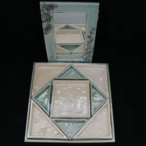 مجموعه 11 پارچه هفت سین طرح فیروزه مدل مثلثی  کد 4487752