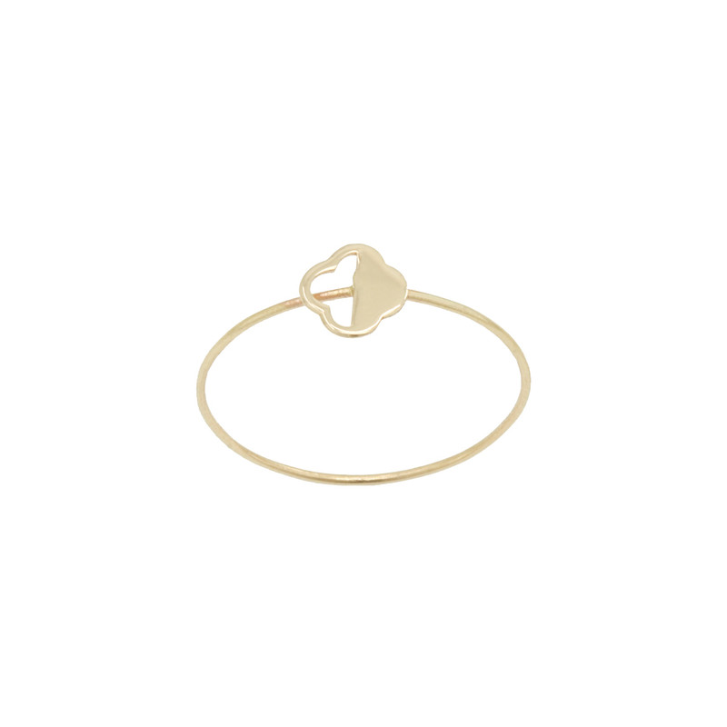 انگشتر طلا 18 عیار زنانه با طرح ونکلیف آرپلز مایا ماهک مدل MR1421 سایز 53