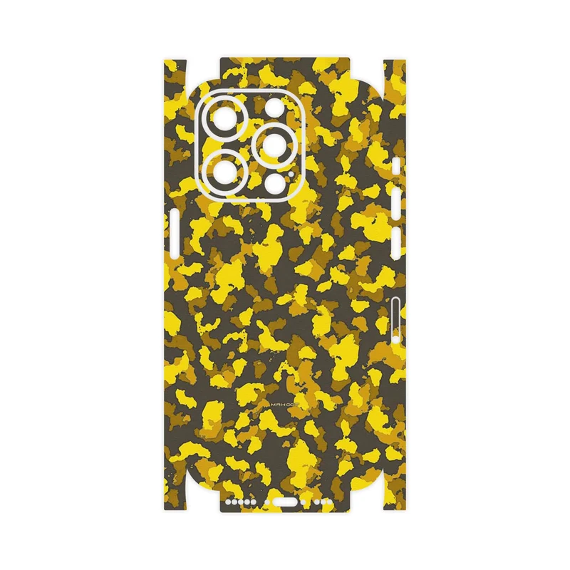 برچسب پوششی ماهوت مدل Yellow Infantry Army-FullSkin مناسب برای گوشی موبایل اپل iPhone 14 Pro
