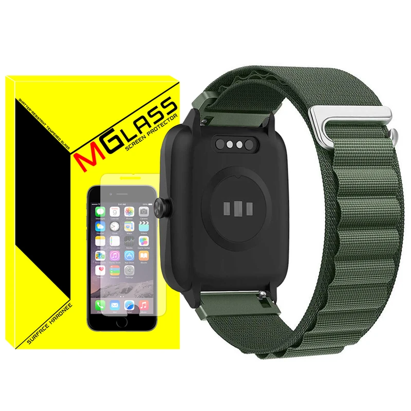 بند ام‌گلس مدل Alpine-MG مناسب برای ساعت هوشمند امیزفیت GTS 2 / GTS 2 mini / GTS 2E