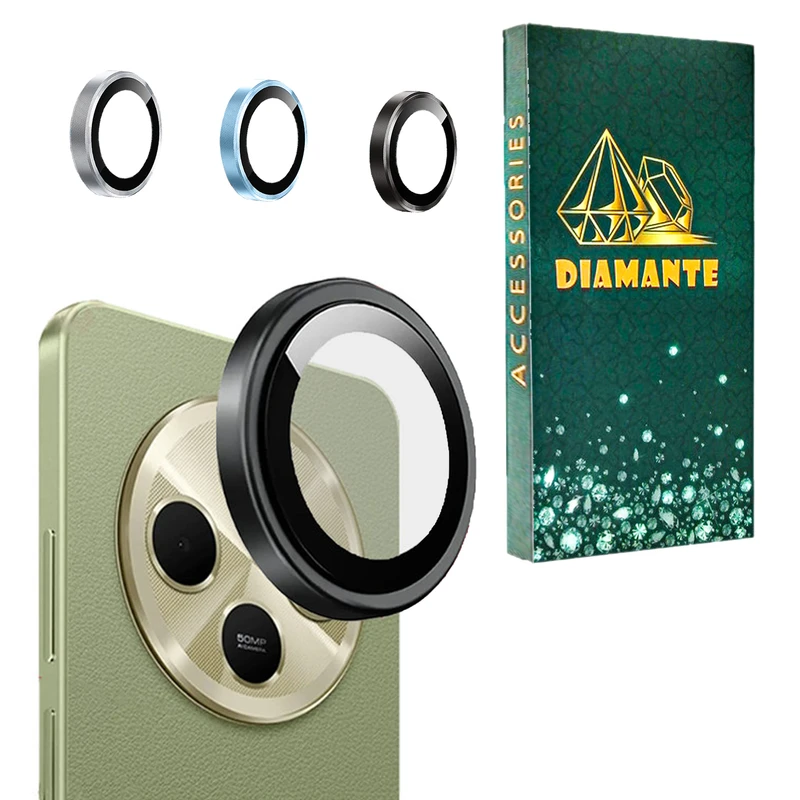 محافظ لنز دوربین فلزی دیامانته مدل Lenz gn مناسب برای گوشی موبایل شیائومی Redmi 14C